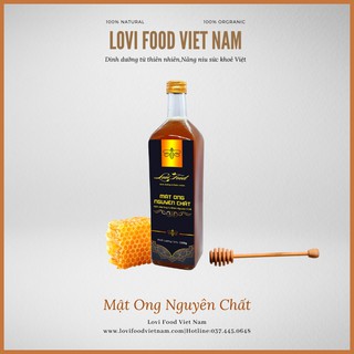 Mật ong nguyên chất - 1700gram 100% mật ong rừng thiên nhiên - lovi food việt nam