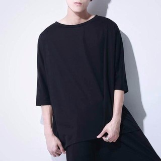 Áo thun form rộng Unisex tay lỡ trắng đen dành cho nam và nữ vải thun cotton mềm mịn mát- ATTR01