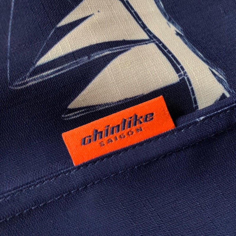 CHINLIKE - BLUE SEA SHIRT - Áo sơmi in hoạ tiết