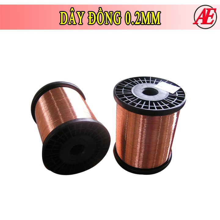 Dây đồng, Dây quấn động cơ 0.2mm 100g