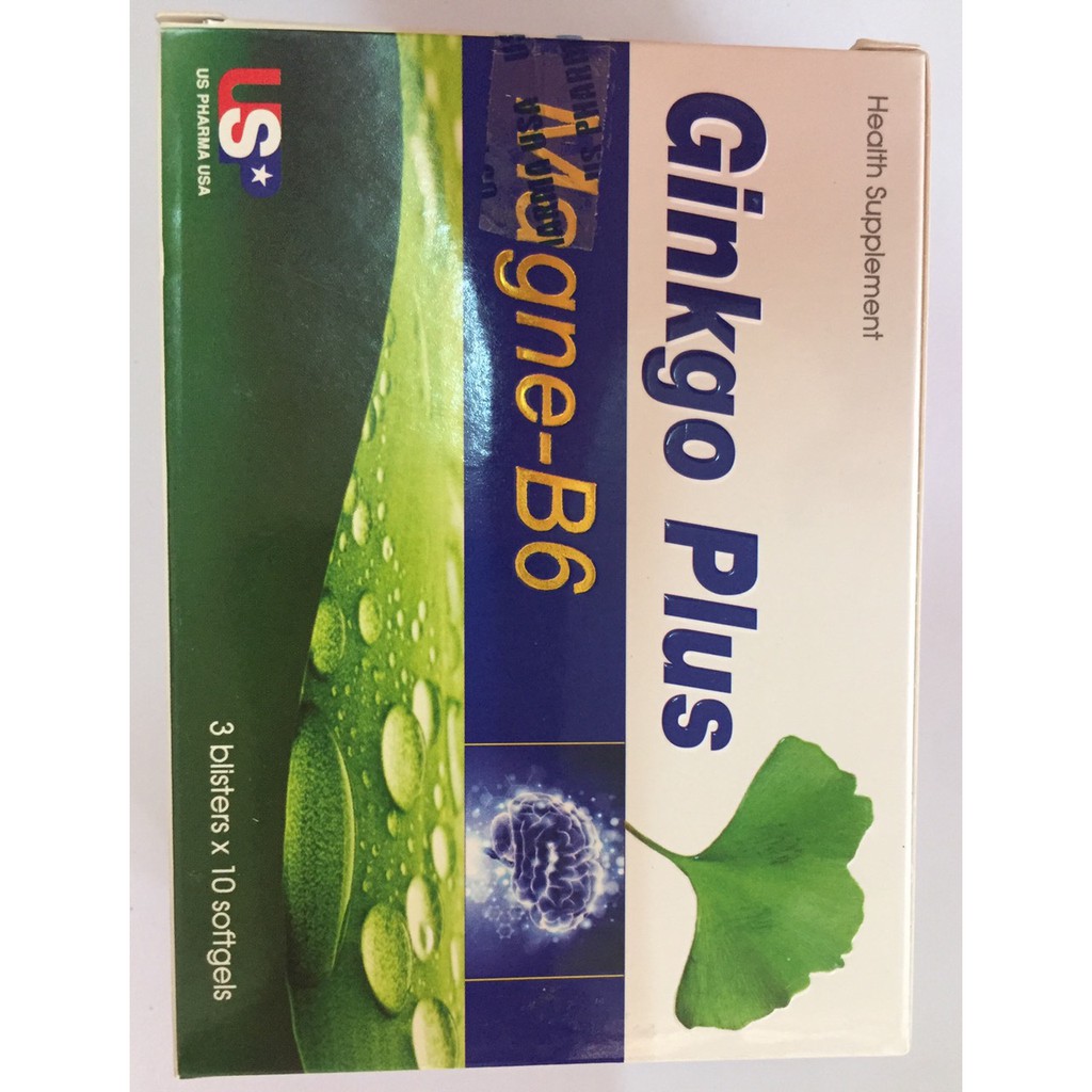 Tuần hoàn não hoàn hảo GINKGO PLUS Magne-B VIÊN UỐNG GIÚP TĂNG TUẦN HOÀN NÃO Hộp 30 viên