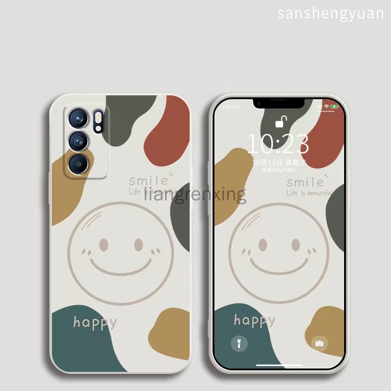 Ốp Điện Thoại Silicone Mềm Màu Trơn Cho oppo reno 6 oppo a16 oppo reno 6z 5g reno6 z 5g