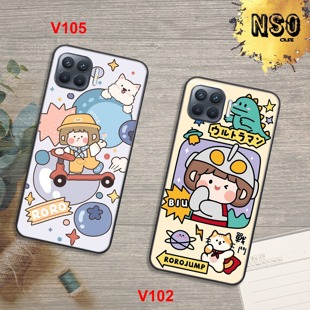 [ MỚI HOT ] Ốp Lưng Oppo A73 - Oppo A93 In Hình Roro Jump Siêu Cute