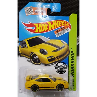 Xe mô hình đồ chơi Hotwheels 1:64 - Porsche 911 GT3 RS (vàng)