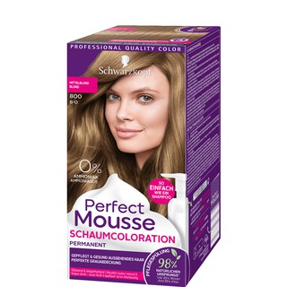 Thuốc nhuộm tóc dạng bọt Schwarzkopf Perfect Mousse