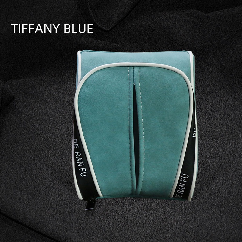 Hộp đựng khăn giấy SEAMETAL bằng da lộn thông dụng cao cấp cho xe hơi