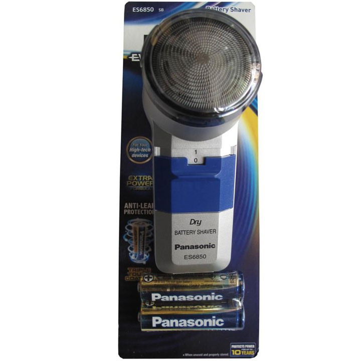 MÁY CẠO RÂU CHÍNH HÃNG PANASONIC ES6850 KÈM 2 PIN PANASONIC EVILTA.