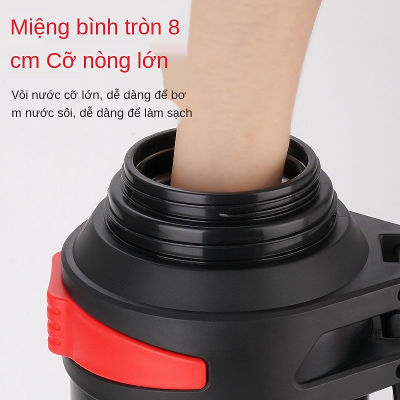 Bình giữ nhiệt inox ngoài trời nam cách dung tích lớn lạnh công trường xây dựng gia dụng xe du lịch