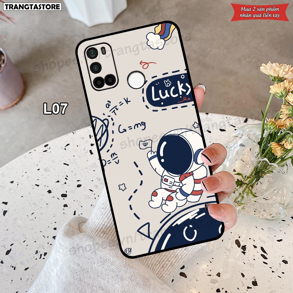 Ốp dẻo đen Vsmart Joy 4 - Star 5 - Live 4 in hình vũ trụ, phi hành gia, spaceX