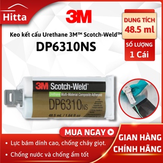 Keo 2 thành phần dán sắt, gỗ, kim loại Urethane 3M DP6310NS 1 cái 48.5ml màu xanh