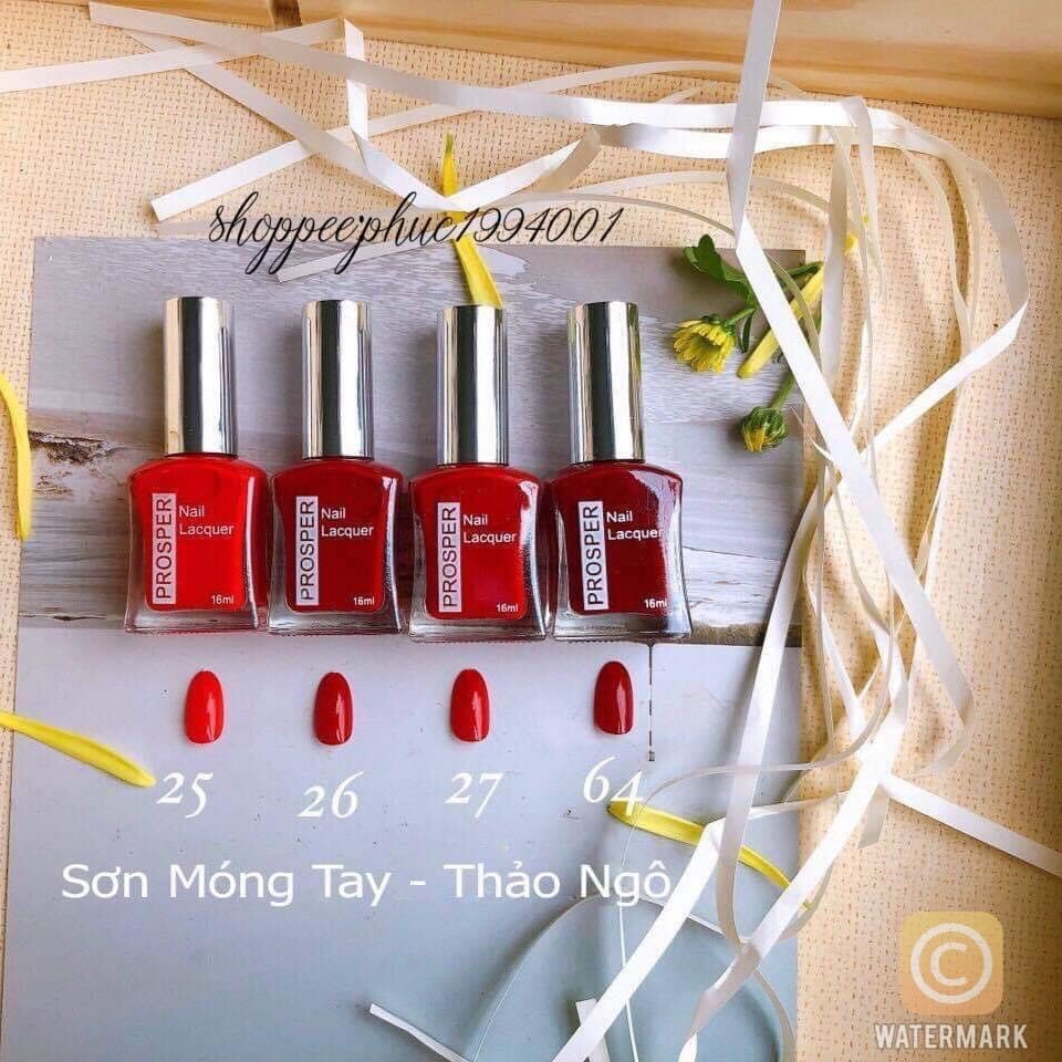 Sơn Móng Tay Prosper Silver 16ml (sơn thường)