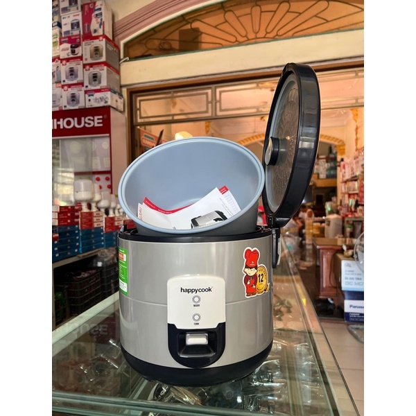 Nồi cơm điện happycook 1,8l dày dặn nấu cơm siêu ngon
