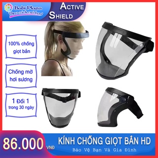 Kính chống giọt bắn, mặt nạ phòng hộ, phòng dịch chống bụi đi đường tiêu chuẩn châu âu