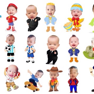 Combo set trang trí sinh nhật cho bé trai + gái