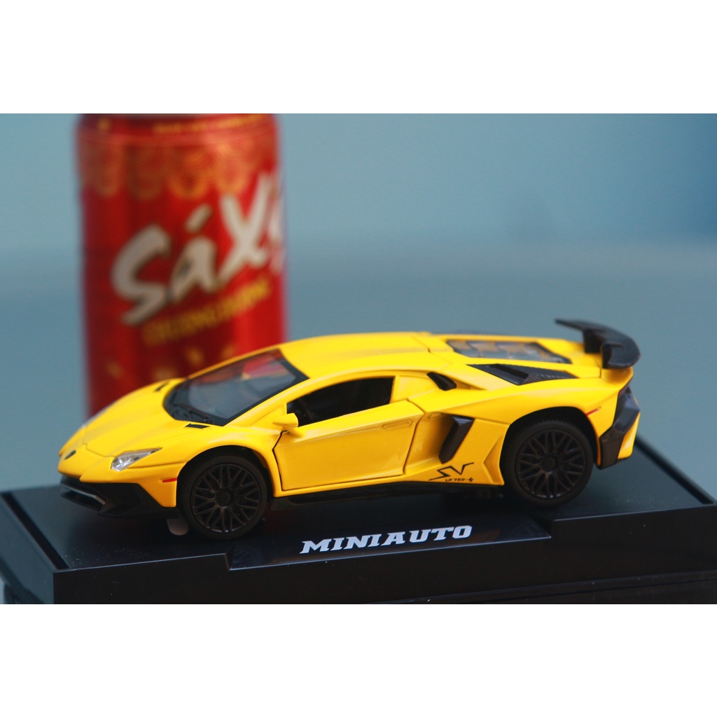 Đồ chơi Xe mô hình hợp kim Lamborghini SV LP750-4 cao cấp, tỷ lệ 1:32, quà tặng, trang trí, sưu tầm.