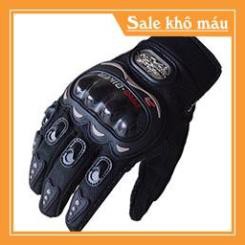 Giá Siêu Rẻ Găng Tay Pro biker dài ngón-Găng tay đi xe máy Free Ship