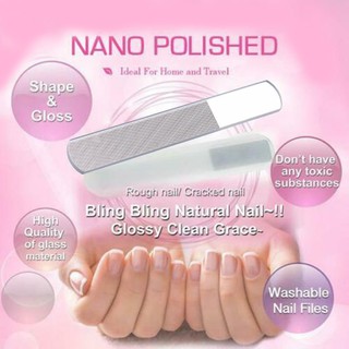 Cây Dũa Móng Tay Chất Liệu Thuỷ Tinh Nano Sử Dụng Tiện Lợi