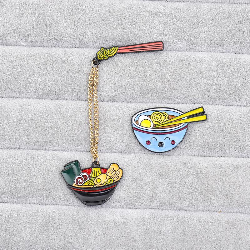 Pin cài áo hình tô mì Ramen Nhật Bản - GC053