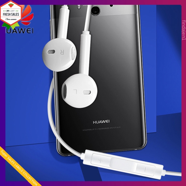 Huawei P20 Pro Mate10 USB Type-C Earphone Stereo Headphones with Mic & Volume