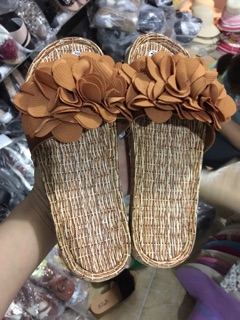 Dép quai ngang-đế giả cói (ảnh thật)