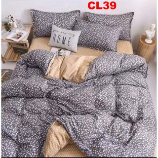 Bộ chăn ga gối CL39 set 4 món Loại 1 Cotton poly hàng đẹp nét nhập khẩu