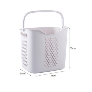 Giỏ đựng quần áo nhà tắm, gia đình tiện lợi có quai xách