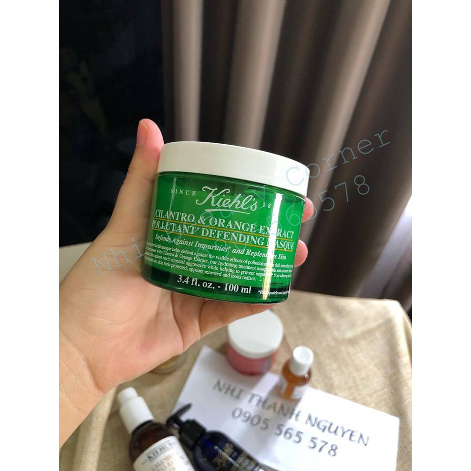 Mặt Nạ Ngủ Kiehls Cilantro & Orange Extract Pollutant Purifying Masque