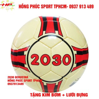 [BIG SALE] Quả bóng đá Futsal 2030 vàng đỏ Geru Star sân cỏ nhân tạo chính hãng
