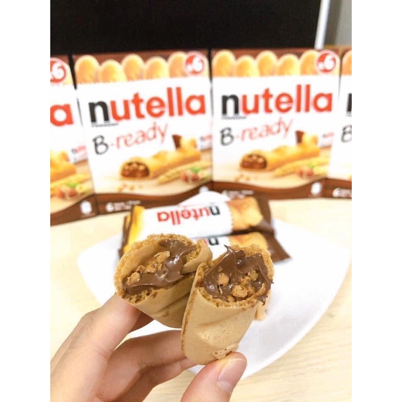 Bánh Nutella nhâm kem socola hạt phí (𝐍𝐮𝐭𝐞𝐥𝐥𝐚 𝐁-𝐫𝐞𝐚𝐝𝐲) - Đức