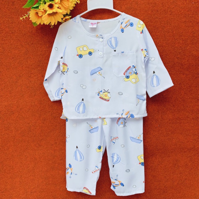 Đồ tole lanh ngắn/dài bé trai size 9 từ 16-17kg ( inbox chọn mẫu)