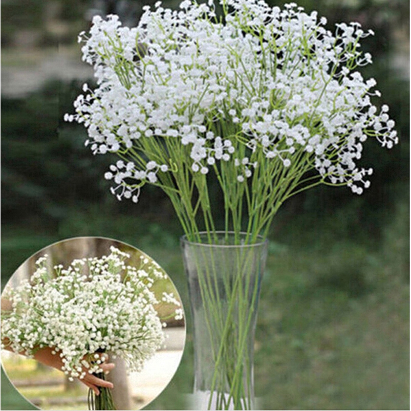 Bó hoa Gypsophila nhân tạo bằng lụa cho trang trí tiệc cưới