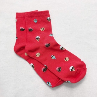 Vớ Dài Hình Sushi Bánh Ngọt Trái Cây Dễ Thương - Tất Dài hình Đồ Ăn