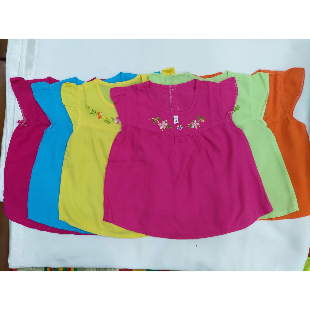 Đồ bộ chất liệu tole lanh 1 màu cho bé gái 3-20 kg - The Cupid Store