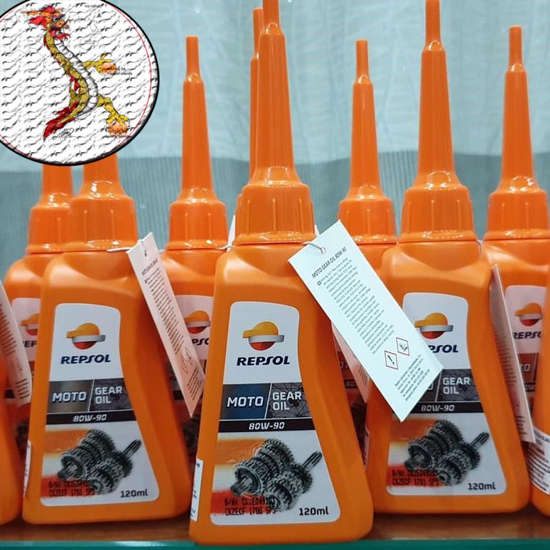 [free ship] Nhớt hộp số cao cấp Repsol Moto Gear Oil 80W90 120ml, nhớt lap xe tay ga cao cấp Repsol 120ml