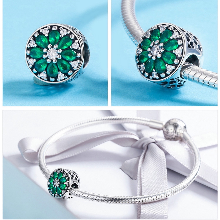 Hạt Xỏ Vòng Tay Bamoer SCC629 Bằng Bạc 925 Thời Trang Cho Nữ