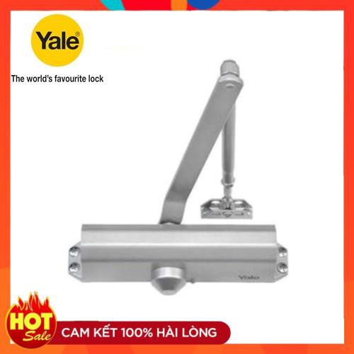 Tay đẩy hơi cánh cửa Yale VC7712-SB- tay co thủy lực cao cấp của Mỹ, góc mở 145-160 độ