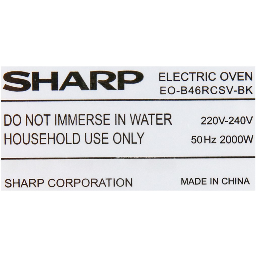 Lò nướng Sharp EO-B46RCSV-BK 46 lít