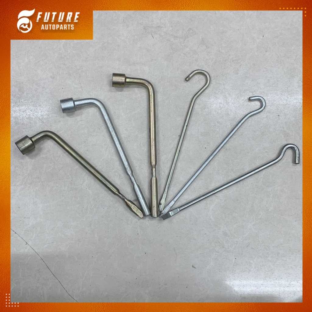 Bộ tay quay kích, tay công vặn mở ốc lốp, móc hạ lốp nhiều kích cỡ - Future Autoparts