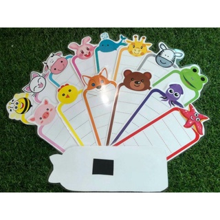 Phiếu cá nhân nửa khổ A3, A4 dọc ép plastic, sẵn nam châm dính bảng từ