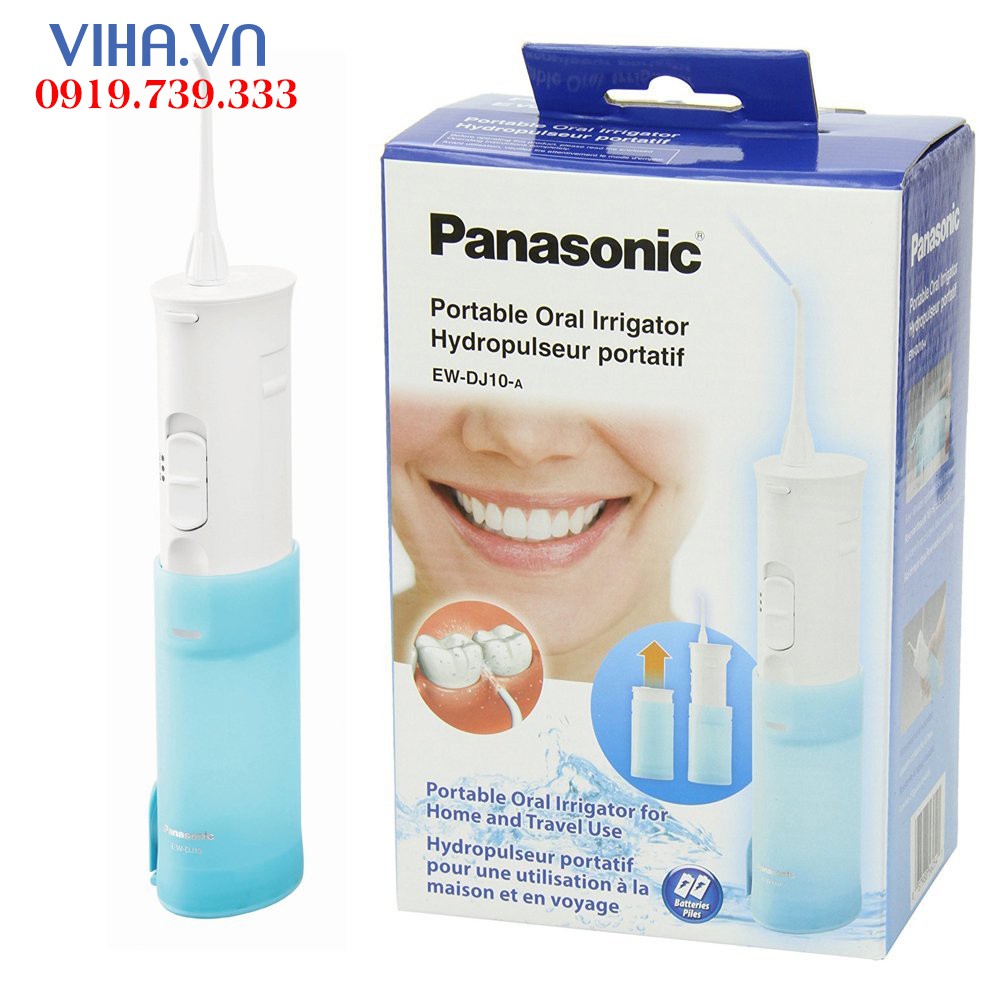 Máy tăm nước du lịch Panasonic EW-DJ10 - Bảo Hành 12 Tháng - Hàng Chính Hãng