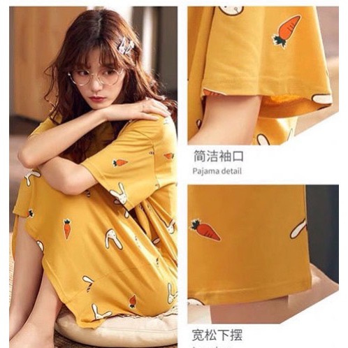 Váy ngủ hoạt hình cute đồ ngủ mặc nhà mềm, mát, mỏng sia clothing | BigBuy360 - bigbuy360.vn