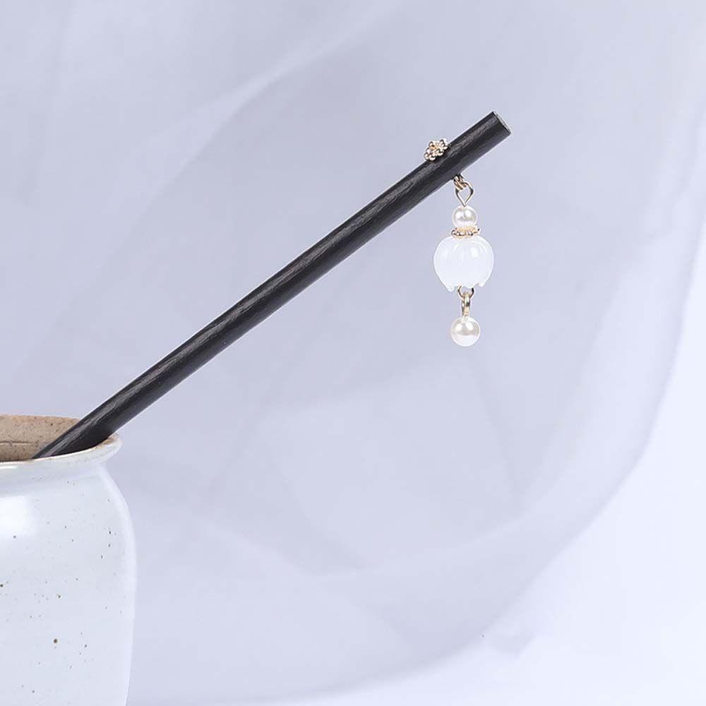 QQMALL Trâm Cài Tóc Bằng Gỗ Phong Cách Cổ Điển Cho Nữ