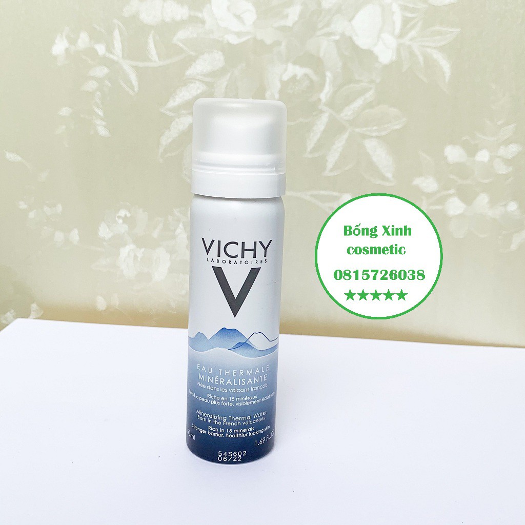 Xịt khoáng dưỡng da Vichy Mineralizing Thermal Water 50-150-300ml