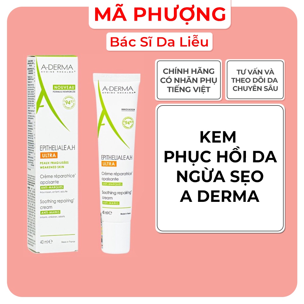 Kem phục hồi da ngừa sẹo Epitheliale A.H DUO Cream Aderma