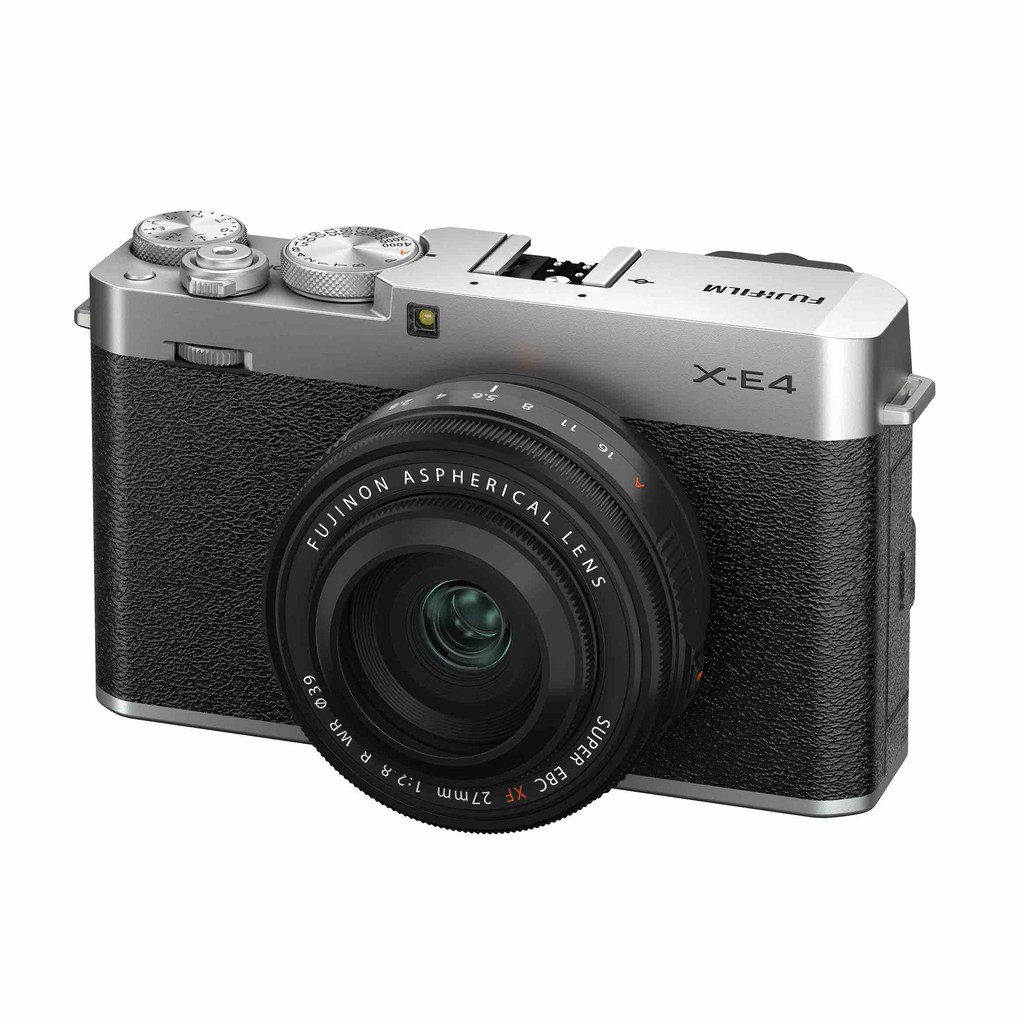 Máy ảnh Fujifilm X-E4 body kèm ống kính kit XF27/XF18-55/XC15-45 - Hàng chính hãng