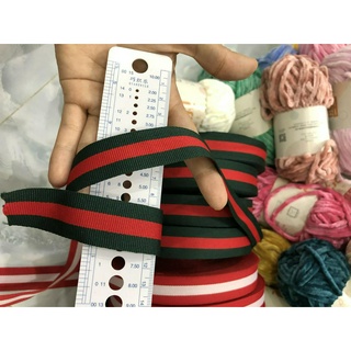 Dây đai sọc bản 2.5cm mỏng 20k/mét