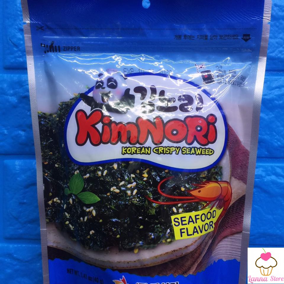 Rong biển ăn liền Kimnori ( vị cay, hải sản ) gói 40gr - Hàn Quốc