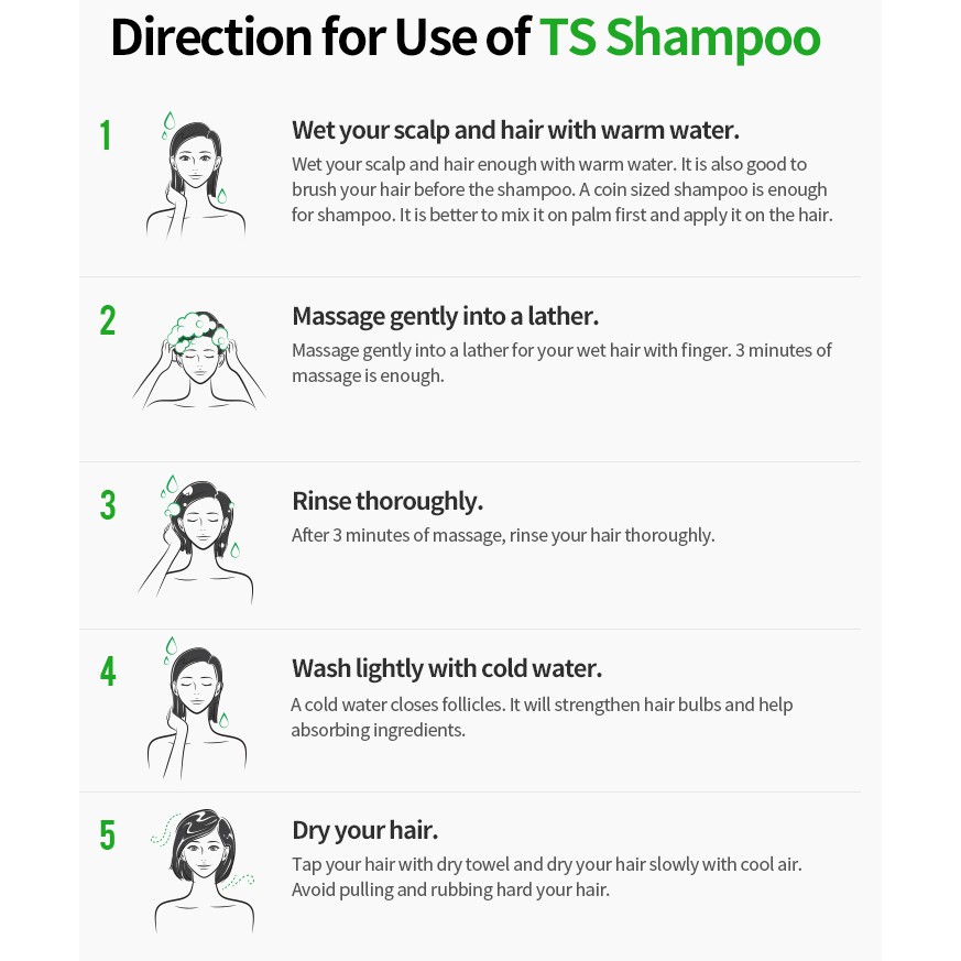 New premium TS Shampoo 100ml, Prevention of hair loss, anti hair loss [sunflower1968]