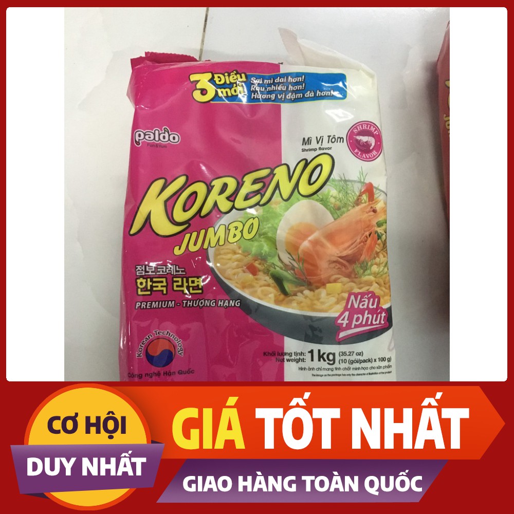 MÌ HÀN QUỐC KORENO JUMBO - Mỳ ăn liền ngon số 1 hàn quốc