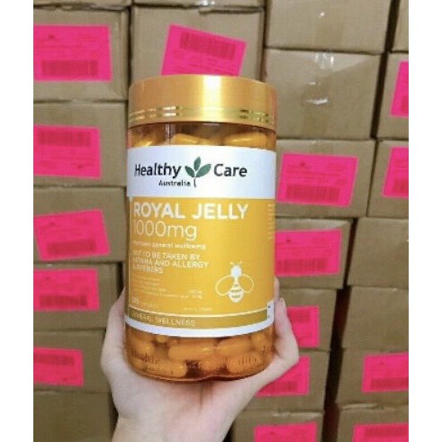 SữaOngChúa Healthy Care Royal Jelly 1000mg 365 Viên của Úc.